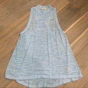 Sky Blue Free People Tank Top